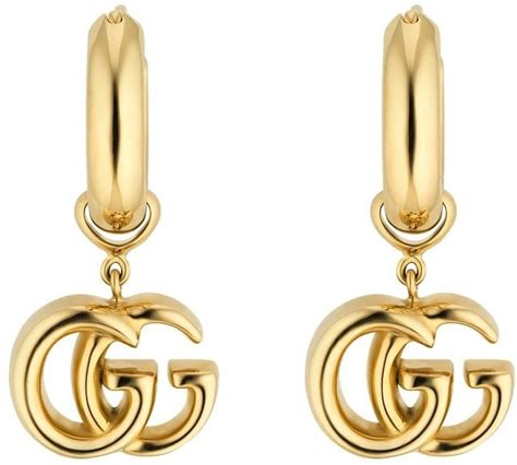 gucci ohrstecker gold|gucci earrings 18k yellow.